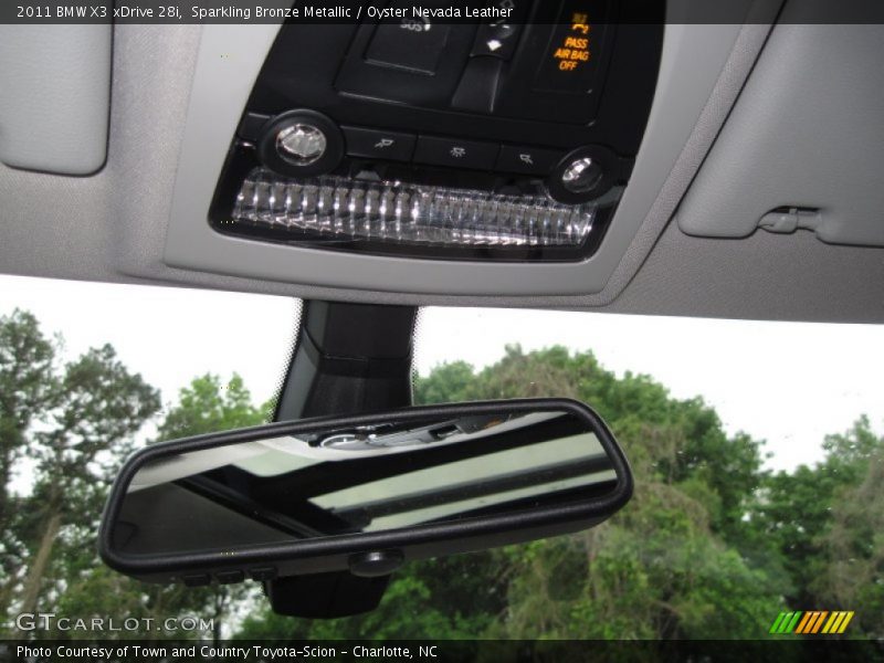 Sparkling Bronze Metallic / Oyster Nevada Leather 2011 BMW X3 xDrive 28i