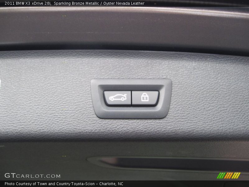 Sparkling Bronze Metallic / Oyster Nevada Leather 2011 BMW X3 xDrive 28i