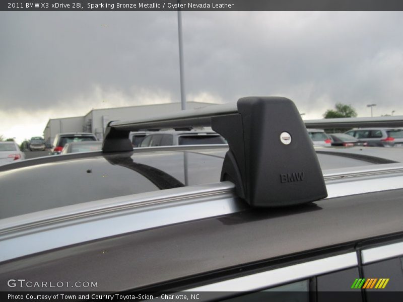 Sparkling Bronze Metallic / Oyster Nevada Leather 2011 BMW X3 xDrive 28i