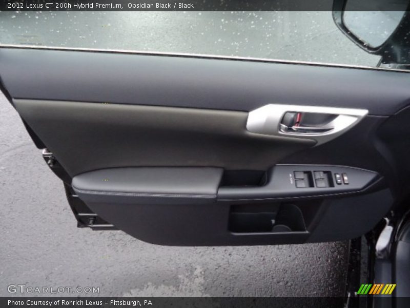 Obsidian Black / Black 2012 Lexus CT 200h Hybrid Premium