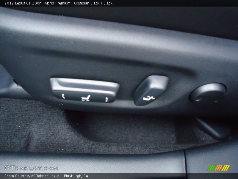 Obsidian Black / Black 2012 Lexus CT 200h Hybrid Premium