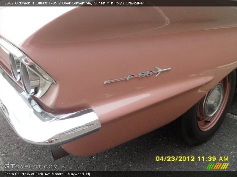 Sunset Mist Poly / Gray/Silver 1962 Oldsmobile Cutlass F-85 2 Door Convertible