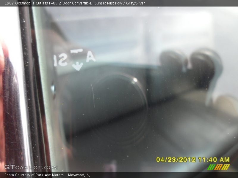 Sunset Mist Poly / Gray/Silver 1962 Oldsmobile Cutlass F-85 2 Door Convertible