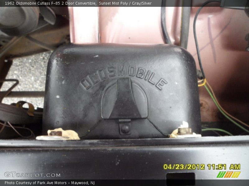 Sunset Mist Poly / Gray/Silver 1962 Oldsmobile Cutlass F-85 2 Door Convertible