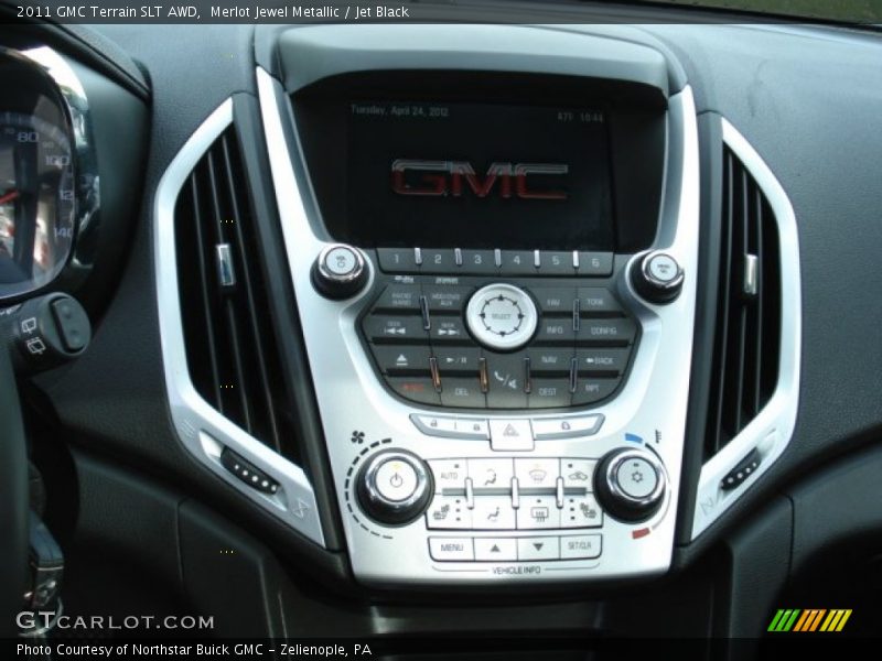 Merlot Jewel Metallic / Jet Black 2011 GMC Terrain SLT AWD