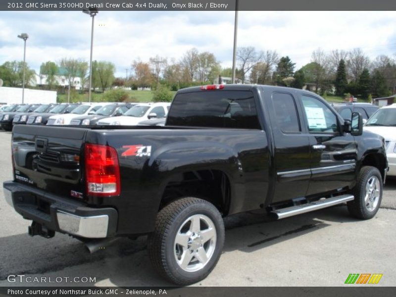 Onyx Black / Ebony 2012 GMC Sierra 3500HD Denali Crew Cab 4x4 Dually