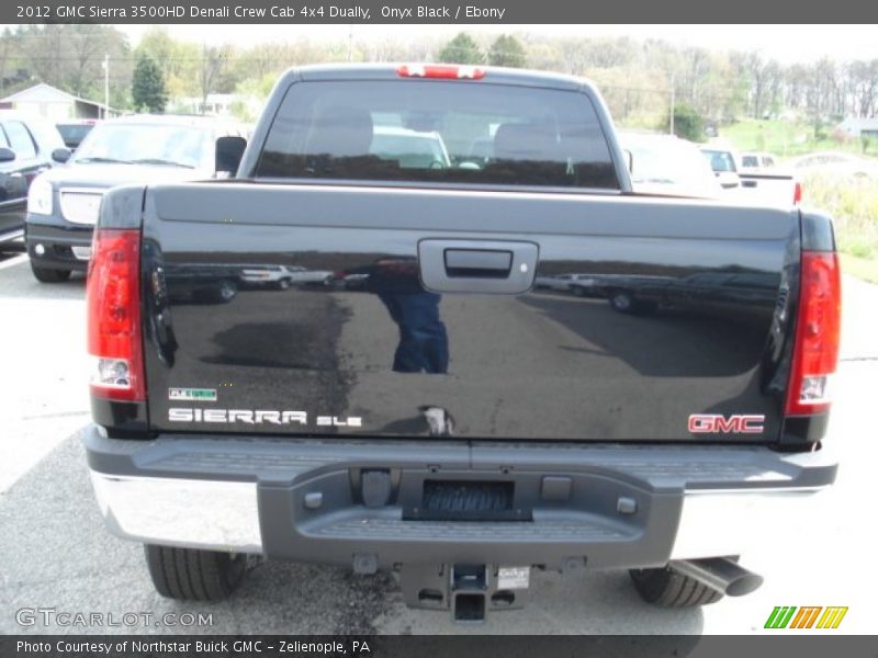 Onyx Black / Ebony 2012 GMC Sierra 3500HD Denali Crew Cab 4x4 Dually