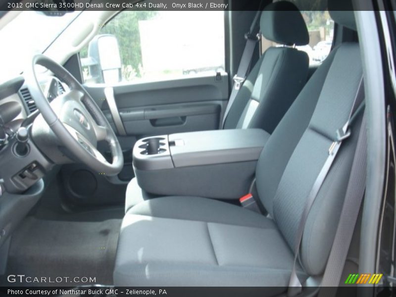 Onyx Black / Ebony 2012 GMC Sierra 3500HD Denali Crew Cab 4x4 Dually