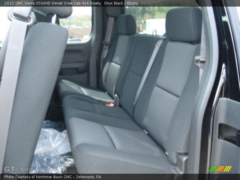 Onyx Black / Ebony 2012 GMC Sierra 3500HD Denali Crew Cab 4x4 Dually
