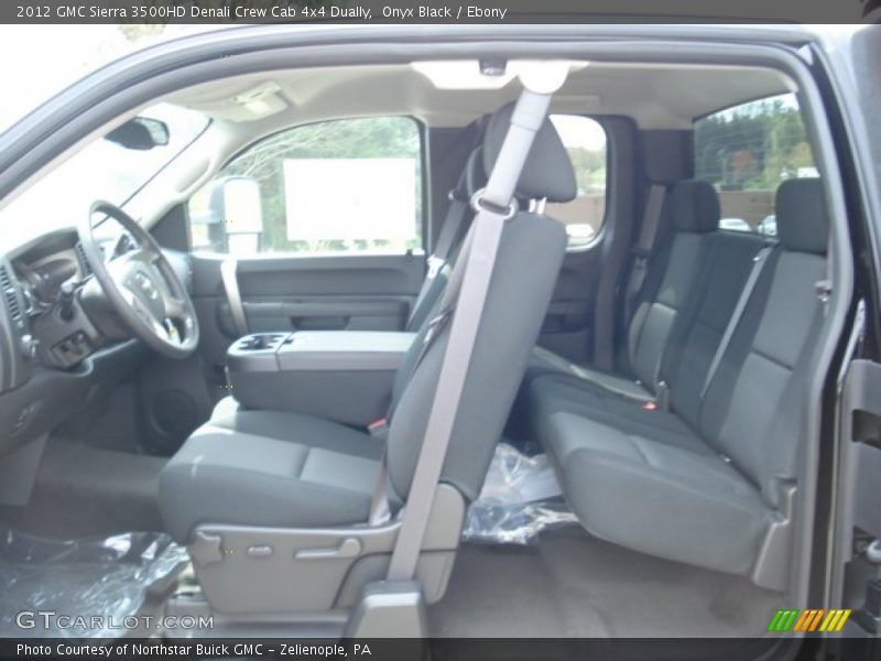 Onyx Black / Ebony 2012 GMC Sierra 3500HD Denali Crew Cab 4x4 Dually