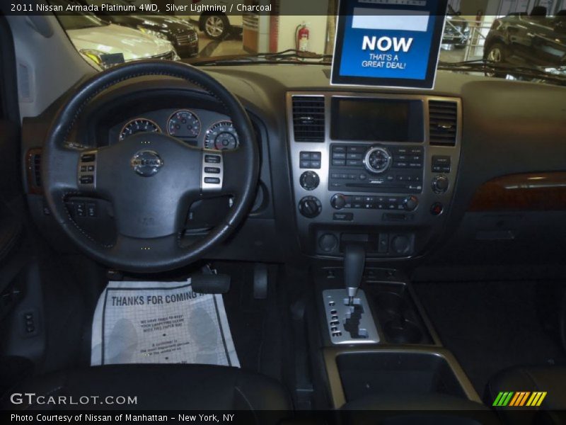 Silver Lightning / Charcoal 2011 Nissan Armada Platinum 4WD