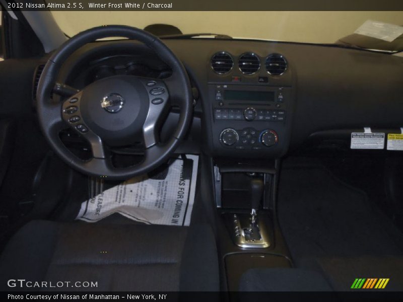 Winter Frost White / Charcoal 2012 Nissan Altima 2.5 S