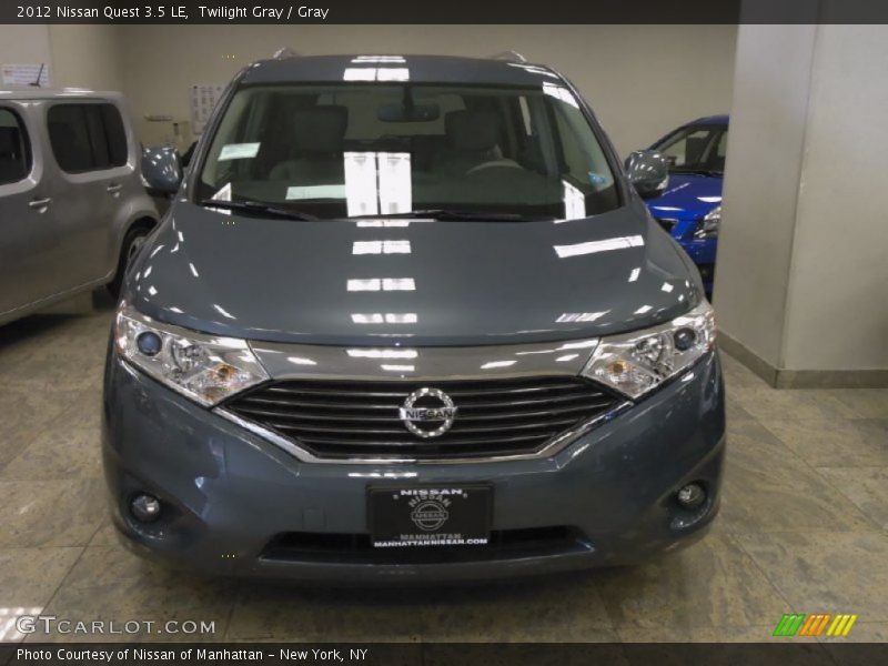 Twilight Gray / Gray 2012 Nissan Quest 3.5 LE