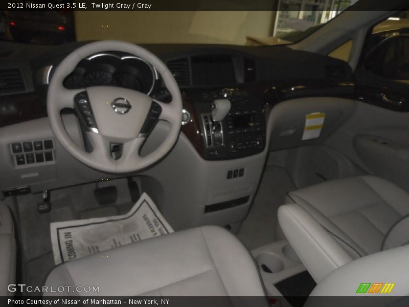 Twilight Gray / Gray 2012 Nissan Quest 3.5 LE