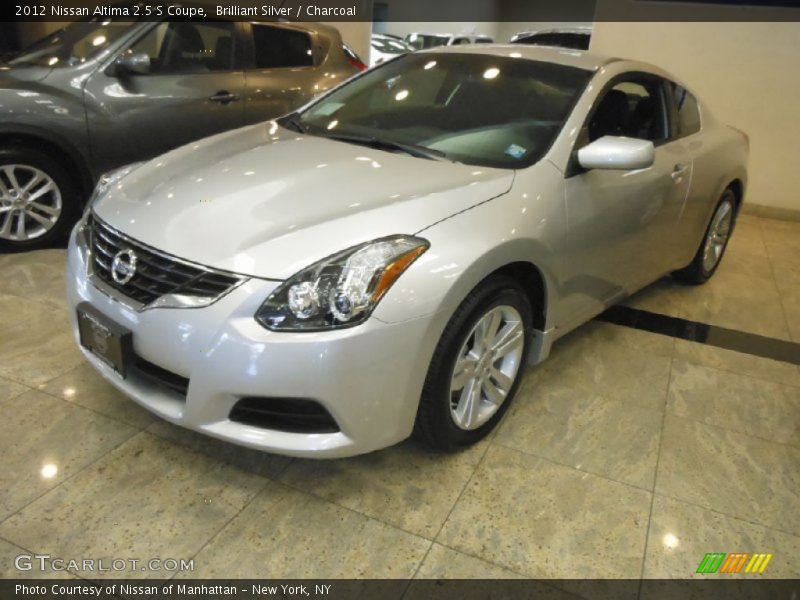 Brilliant Silver / Charcoal 2012 Nissan Altima 2.5 S Coupe