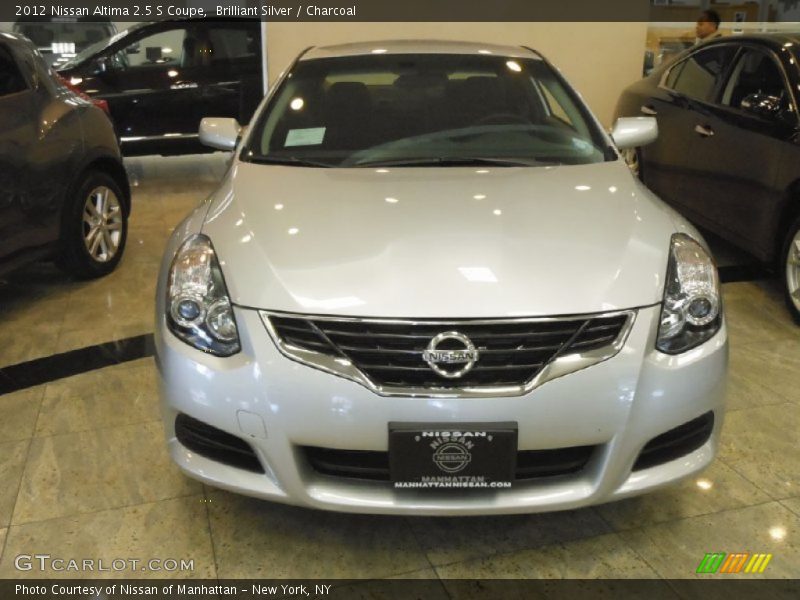 Brilliant Silver / Charcoal 2012 Nissan Altima 2.5 S Coupe