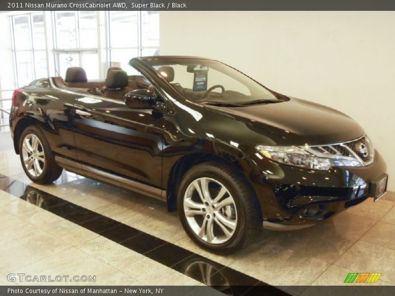 Super Black / Black 2011 Nissan Murano CrossCabriolet AWD