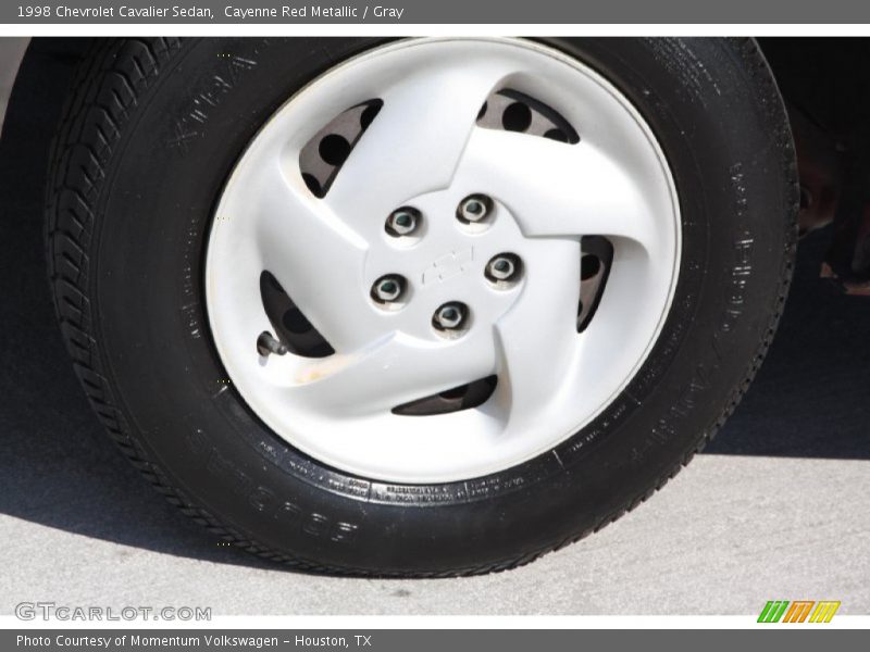Cayenne Red Metallic / Gray 1998 Chevrolet Cavalier Sedan
