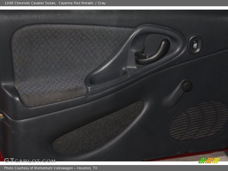 Cayenne Red Metallic / Gray 1998 Chevrolet Cavalier Sedan