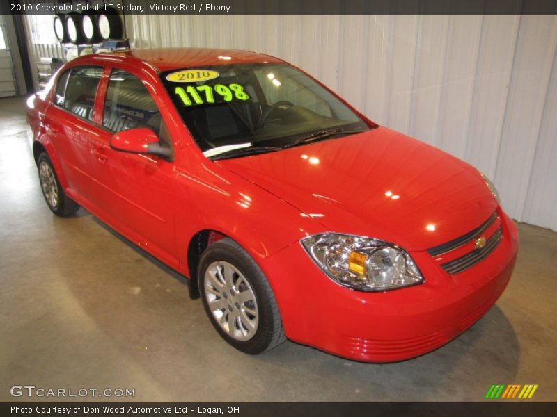Victory Red / Ebony 2010 Chevrolet Cobalt LT Sedan