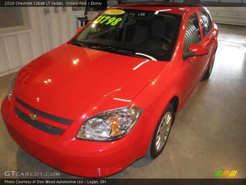 Victory Red / Ebony 2010 Chevrolet Cobalt LT Sedan