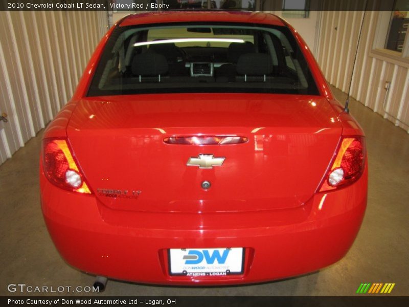 Victory Red / Ebony 2010 Chevrolet Cobalt LT Sedan