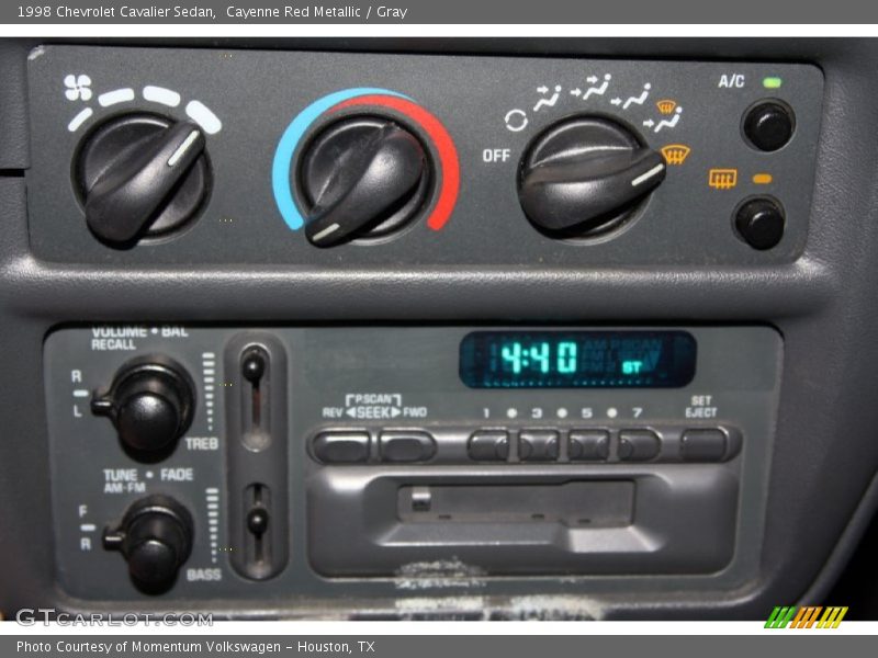 Cayenne Red Metallic / Gray 1998 Chevrolet Cavalier Sedan