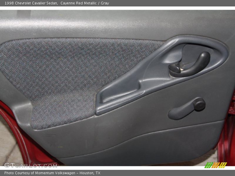 Cayenne Red Metallic / Gray 1998 Chevrolet Cavalier Sedan