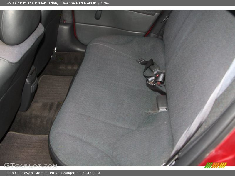 Cayenne Red Metallic / Gray 1998 Chevrolet Cavalier Sedan