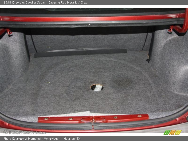 Cayenne Red Metallic / Gray 1998 Chevrolet Cavalier Sedan