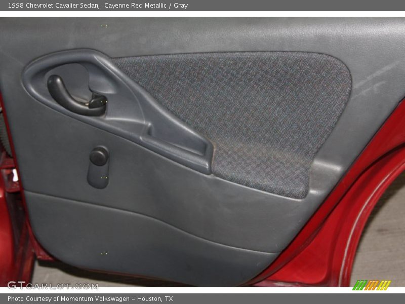 Cayenne Red Metallic / Gray 1998 Chevrolet Cavalier Sedan