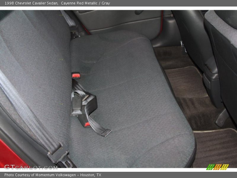 Cayenne Red Metallic / Gray 1998 Chevrolet Cavalier Sedan