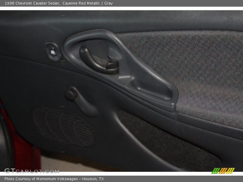 Cayenne Red Metallic / Gray 1998 Chevrolet Cavalier Sedan