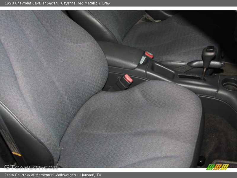Cayenne Red Metallic / Gray 1998 Chevrolet Cavalier Sedan