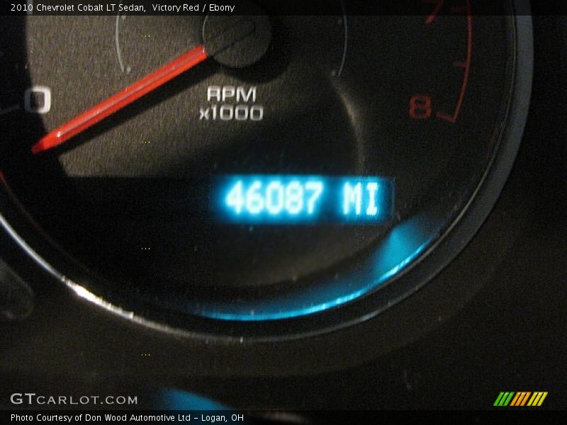 Victory Red / Ebony 2010 Chevrolet Cobalt LT Sedan