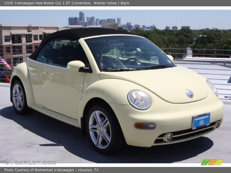Mellow Yellow / Black 2005 Volkswagen New Beetle GLS 1.8T Convertible
