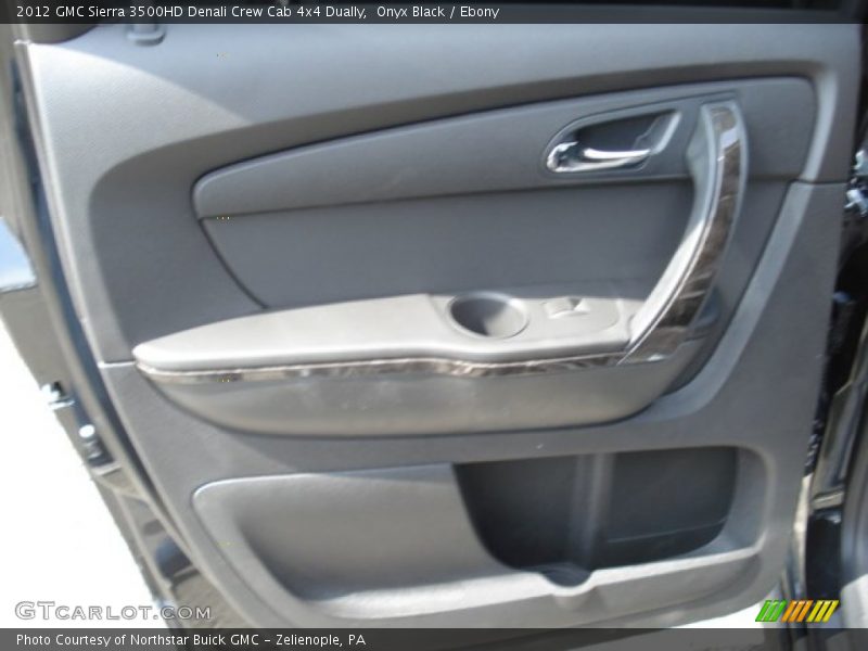 Onyx Black / Ebony 2012 GMC Sierra 3500HD Denali Crew Cab 4x4 Dually