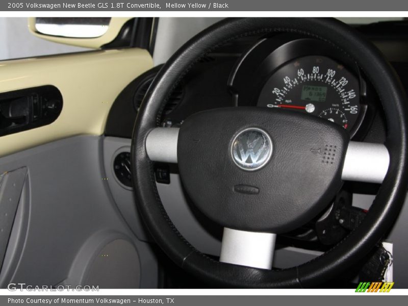 Mellow Yellow / Black 2005 Volkswagen New Beetle GLS 1.8T Convertible