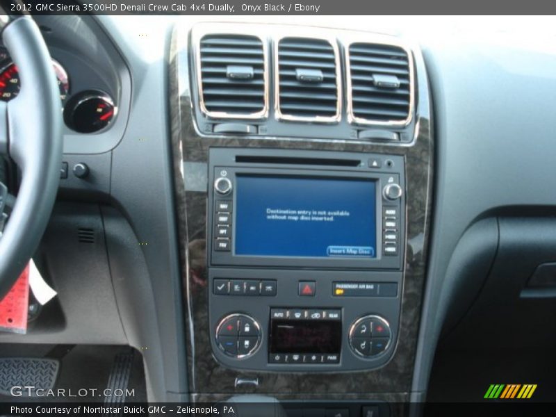 Onyx Black / Ebony 2012 GMC Sierra 3500HD Denali Crew Cab 4x4 Dually
