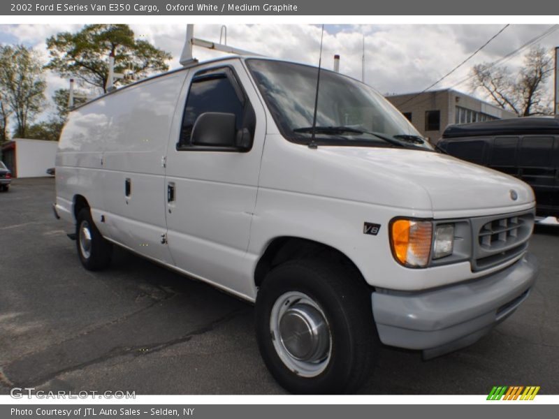 Oxford White / Medium Graphite 2002 Ford E Series Van E350 Cargo