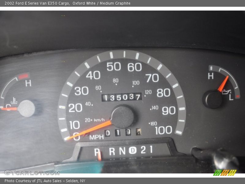 Oxford White / Medium Graphite 2002 Ford E Series Van E350 Cargo