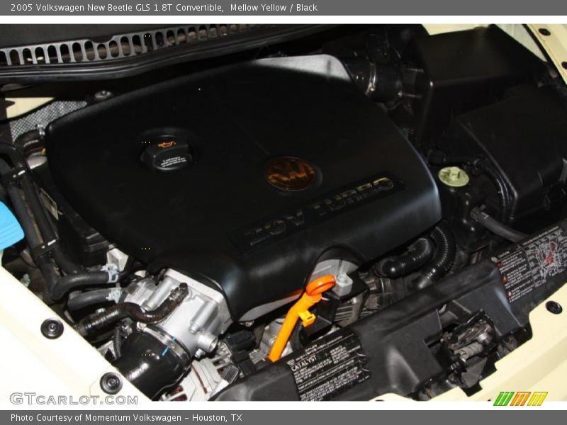Mellow Yellow / Black 2005 Volkswagen New Beetle GLS 1.8T Convertible