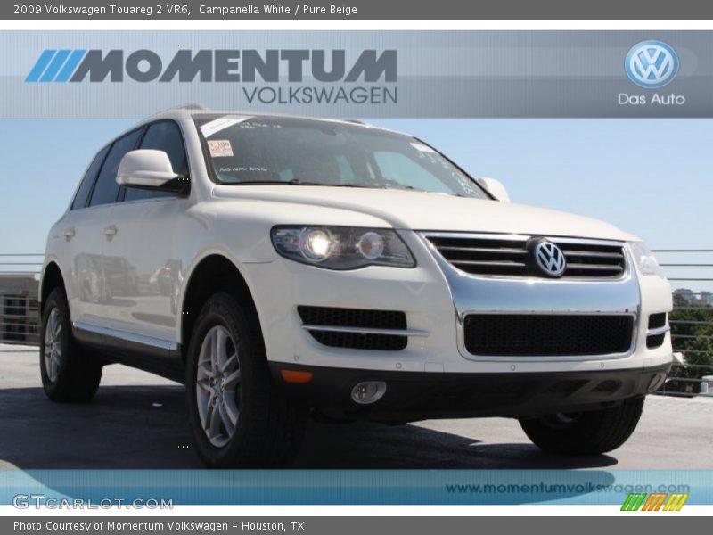 Campanella White / Pure Beige 2009 Volkswagen Touareg 2 VR6