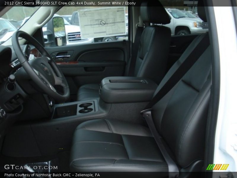  2012 Sierra 3500HD SLT Crew Cab 4x4 Dually Ebony Interior