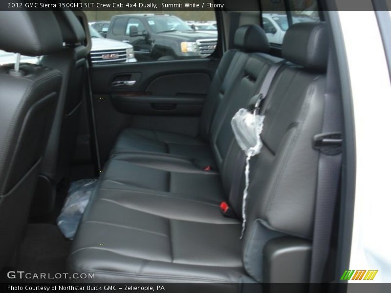 Summit White / Ebony 2012 GMC Sierra 3500HD SLT Crew Cab 4x4 Dually
