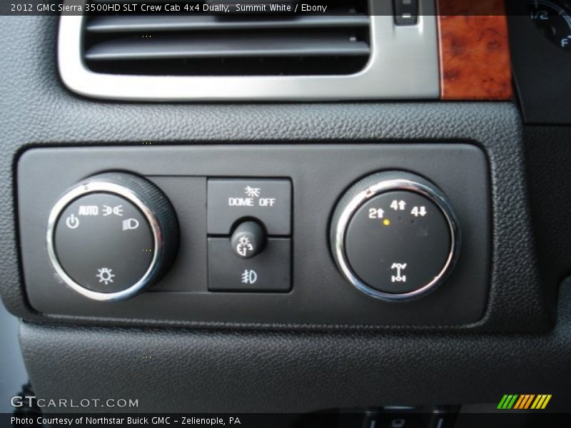 Controls of 2012 Sierra 3500HD SLT Crew Cab 4x4 Dually