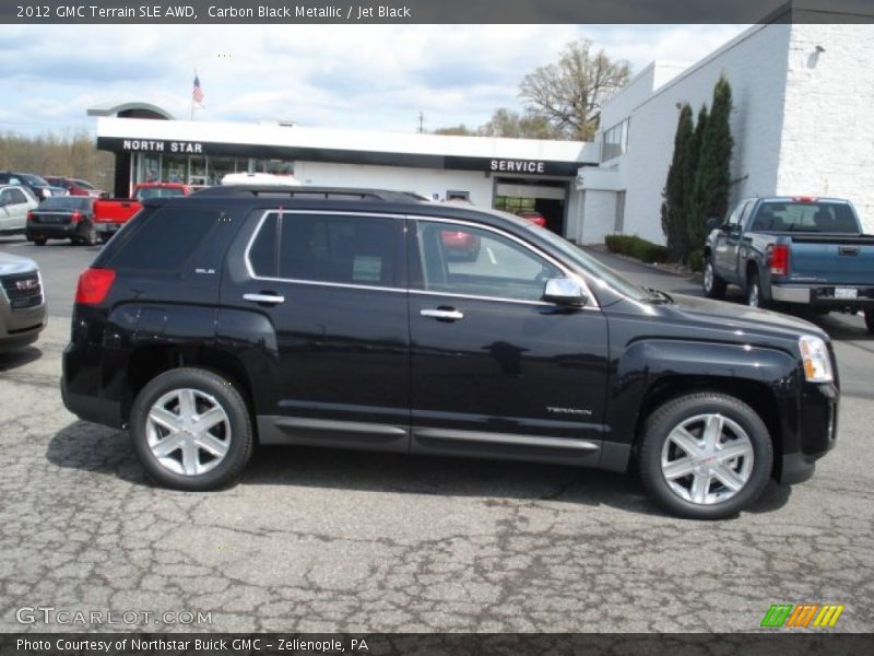 Carbon Black Metallic / Jet Black 2012 GMC Terrain SLE AWD
