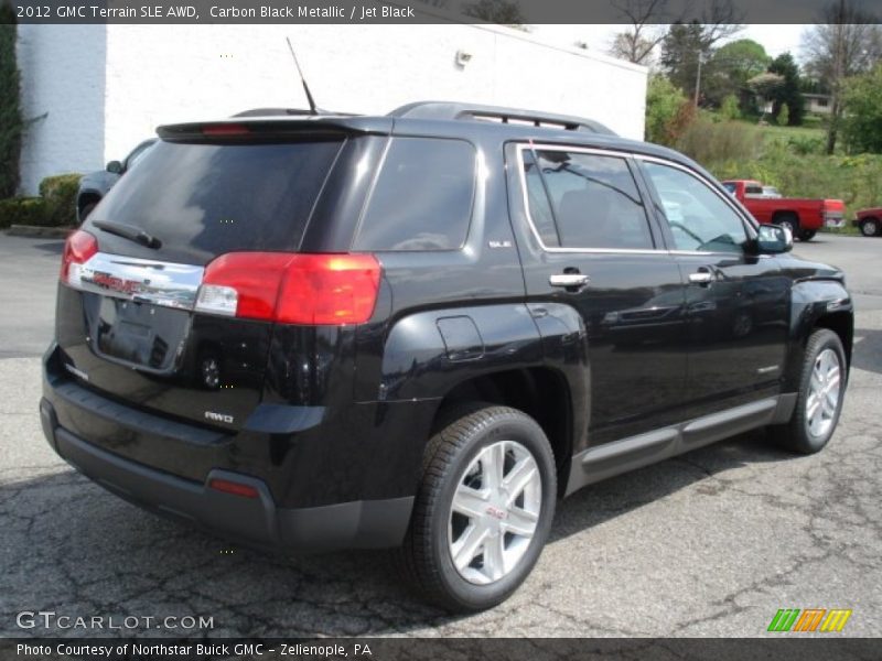 Carbon Black Metallic / Jet Black 2012 GMC Terrain SLE AWD