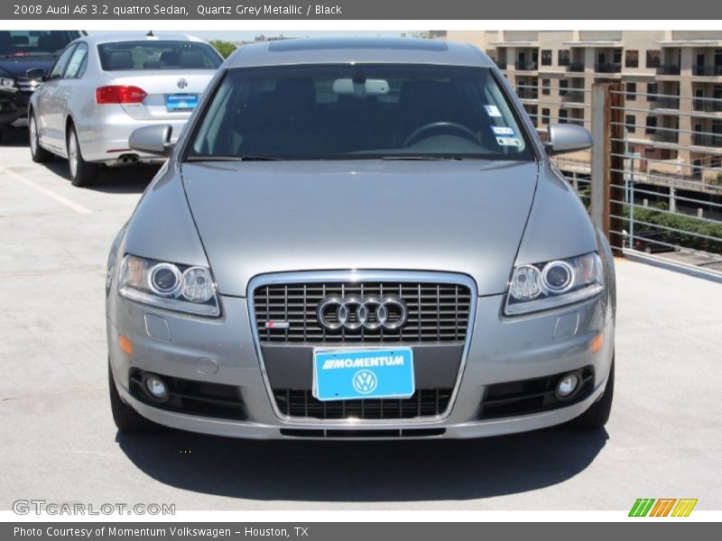 Quartz Grey Metallic / Black 2008 Audi A6 3.2 quattro Sedan