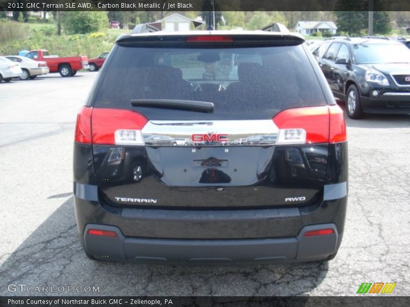 Carbon Black Metallic / Jet Black 2012 GMC Terrain SLE AWD